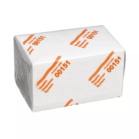 Adagolós N4 V hajtású szalvéta - 2 rétegű, hófehér, 16,5x21cm, 160 lap