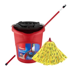   Vileda SuperMop gyorsfelmosó készlet (vödör+kosár+nyél+soft fej)
