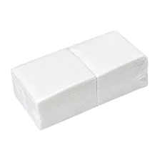 Éttermi szalvéta - 1 rétegű, hófehér, 33x33cm, 500 lap