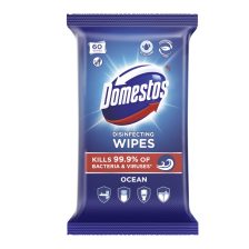 Domestos higiénikus fertőtlenítő kendő Óceán 60db
