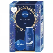 Nivea Best Care Ajándékcsomag - Krém + Krémtusfürdő