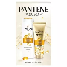   Pantene Intensive Repair ajándékcsomag sampon + 3 Minute Miracle balzsam