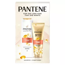   Pantene Infinitely Long ajándékcsomag sampon + 3 Minute Miracle balzsam