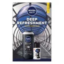   Nivea Men Deep Refreshment Ajándékcsomag - Tusfürdő + Golyós dezodor