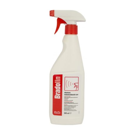Bradolin alkoholos felületfertőtlenítő szer szórófejes 500ml