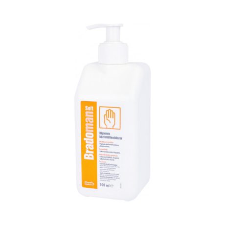 Bradoman Soft higiénés kézfertőtlenítő szer pumpás 500ml