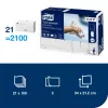 Tork Xpress® Extra Soft Multifold hajtogatott kéztörlő - 2 rétegű, hófehér, 100 lap (Karton - 21 csg)