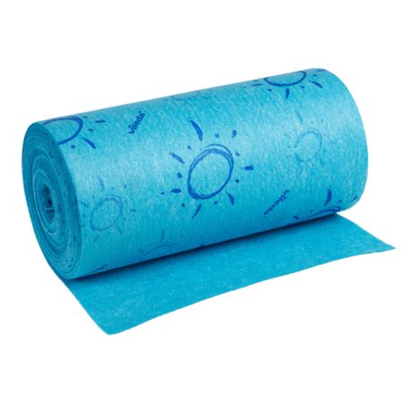Vileda Prof. Quick 'n Dry szivacskendő tekercs 25cm*10m Kék