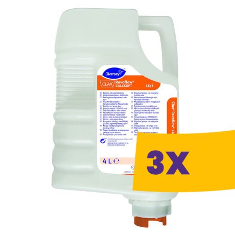 Clax Revoflow Calcsoft 13X1 Koncentrált vízlágyító adalékanyag 4L (Karton - 3 db)