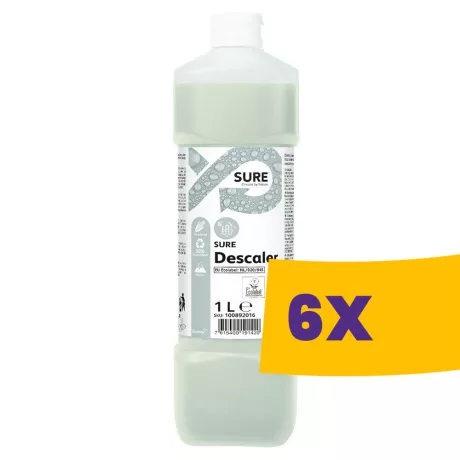 Sure Descaler konyhai vízkőoldószer koncentrátum rendszeres használatra 1000ml (Karton - 6 db)