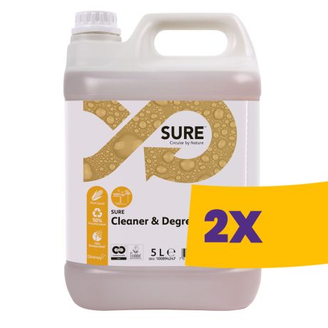 Sure Cleaner & Degreaser Erőteljes tisztító-és zsíroldószer 5L (Karton - 2 db)