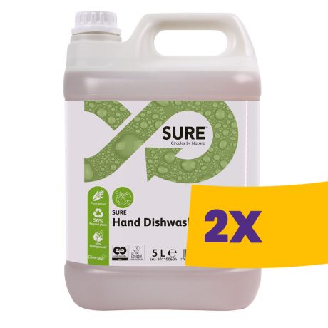 Sure Hand Dishwash Kézi mosogatószer 5L (Karton - 2 db)