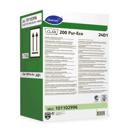 Clax 200 Pur-Eco 24D1 SafePack Mosási hatékonyságnövelő erősen szennyezett textíliákhoz 10L