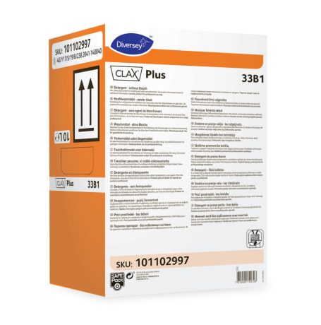 Clax Plus 33B1 SafePack Mosószer - fehérítő adalék nélkül 10L