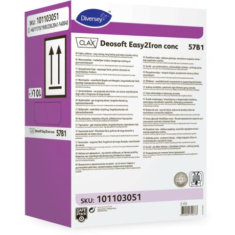 Clax Deosoft Easy2Ir.C.57B1 SafePack Vasaláskönnyítő hatású öblítőszer koncentrátum, szagsemlegesítő hatással 10L