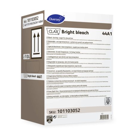 Clax Bright Bleach 44A1 SafePack Oxigén-bázisú fehérítőszer alacsony és közepes hőfokú alkalmazásokhoz színes textíiához 10L