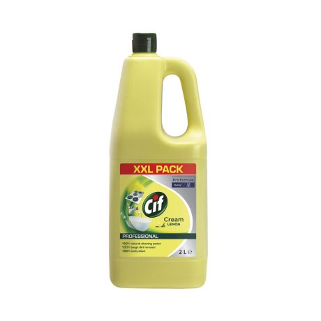 Cif Pro Formula Cream Lemon Karcmentesen tisztító folyékony súrolószer citrom illattal 2L