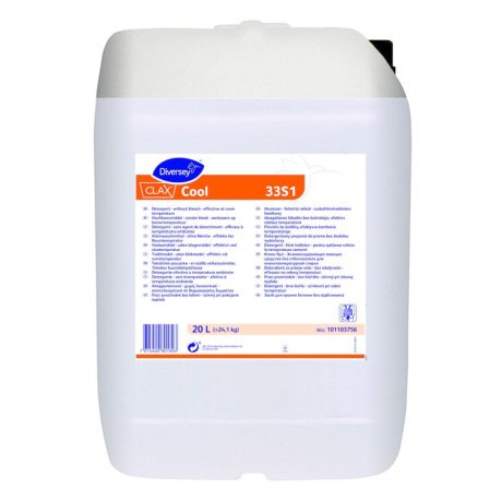 Clax Cool 33S1 Mosószer - fehérítő nélkül - szobahőmérsékleten hatékony 20L