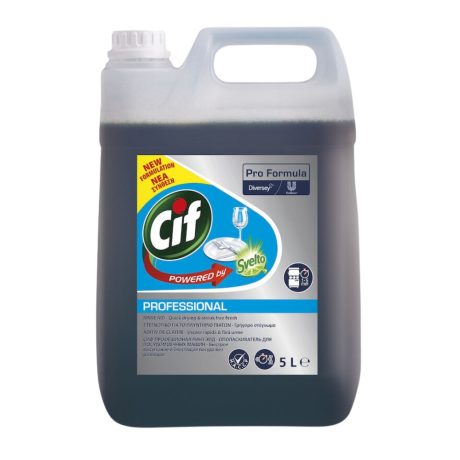 Cif Pro Formula Rinse Aid Gépi öblítőszer közepesen kemény és kemény vízhez 5L