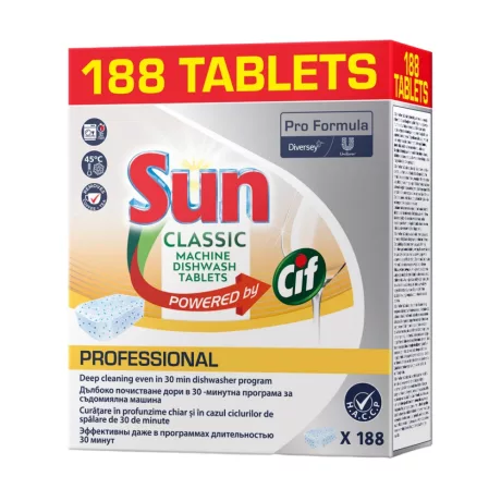 Sun Pro Formula Classic Gépi mosogatótabletta 188db