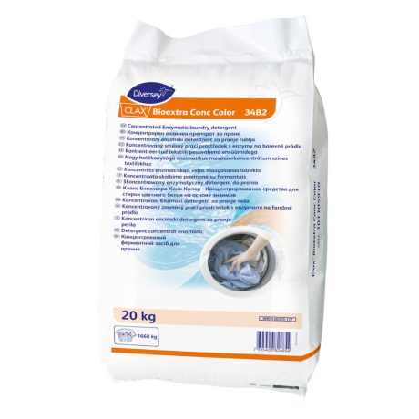 Clax Bioextra Conc Color 34B2 Színvédő és-kímélő enzimes mosószer koncentrátum, foszfátmentes 20kg