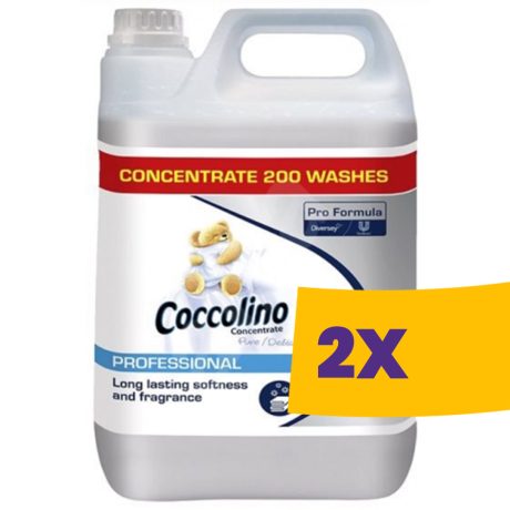 Coccolino Pro Formula Pure öblítő koncentrátum 5L (Karton - 2 db)