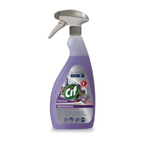 Cif Pro Formula Safeguard 2in1 Cleaner Disinfectant 0.75L - Használatra kész konyhai tisztító- és fertőtlenítőszer élelmiszerrel érintkező területekhez