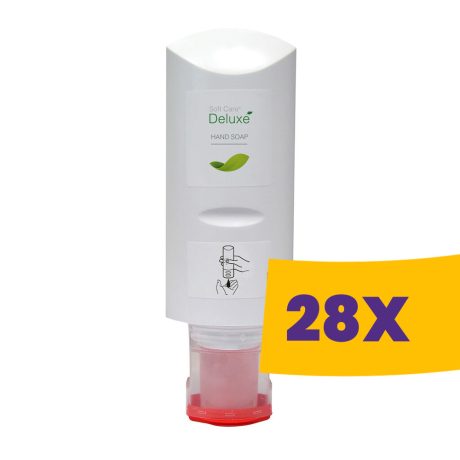 Soft Care Deluxe Hand Soap Környezetvédelmi tanúsítvánnyal rendelkező, selymes, ápoló szappan 300ml (Karton - 28 db)
