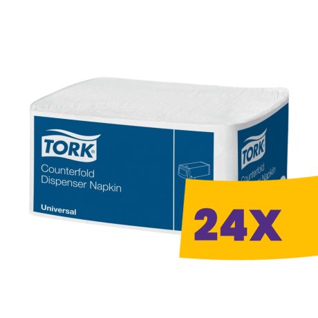 Tork Counterfold adagolós szalvéta Fehér 300db-os (Karton - 24 csomag)