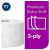 Tork Premium Mini Jumbo, extra puha toalettpapír 19cm átm. - 3 rétegű, hófehér, 120m (Karton - 12 tek)