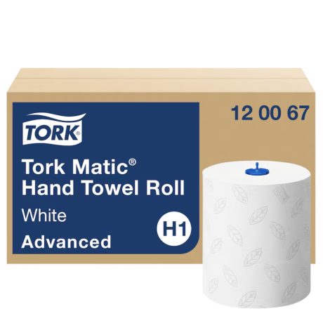 Tork Matic® Advanced tekercses kéztörlő - 2 rétegű, hófehér, 150m (Karton - 6 tek)