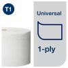 Tork Universal Jumbo toalettpapír 26cm átm. - 1 rétegű, fehér, 480m (Karton - 6 tek)