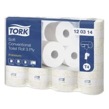   Tork Premium kistekercses toalettpapír - 3 rétegű, 12 tekercs
