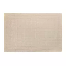   Banquet Rectangle téglalap alakú műanyag tányéralátét Krém