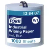 Tork ipari törlőpapír 35cm átm. - 3 rétegű, kék, 340m