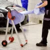 Tork ipari törlőpapír 35cm átm. - 3 rétegű, kék, 340m
