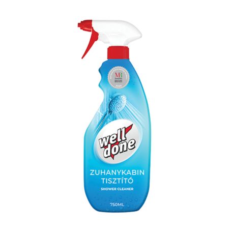 Well Done zuhanykabin tisztító spray 750ml