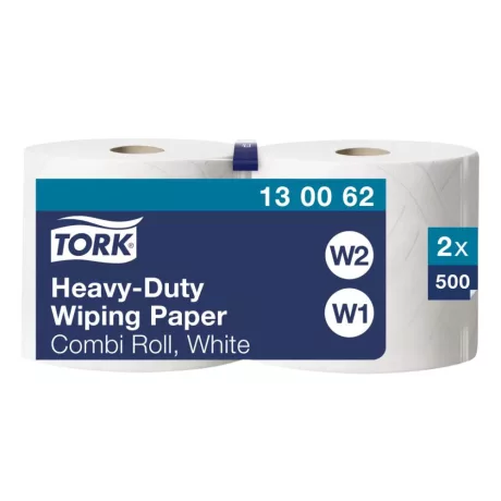 Tork nagy teljesítményű törlőpapír 26cm átm. - 2 rétegű, hófehér, 170m (Karton - 2 tek)