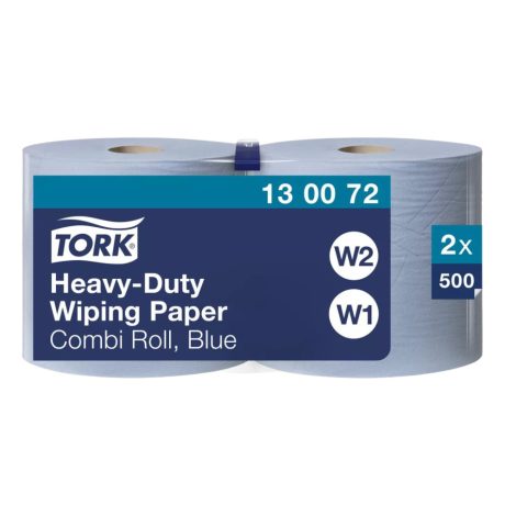 Tork nagy teljesítményű törlőpapír 26cm átm. - 2 rétegű, kék, 170m (Karton - 2 tek)