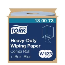   Tork nagy teljesítményű törlőpapír 26cm átm. - 2 rétegű, kék, 170m