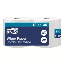   Tork törlőpapír 25cm átm. - 1 rétegű, hófehér, 460m (Karton - 2 tek)