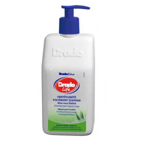 Bradoline Bradolife fertőtlenítő folyékony szappan pumpás Aloe Vera 350ml