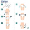 Hartmann MoliCare Slip 9 csepp maxi S 2246 ml inkontinencia pelenka, különösen nagy kapacitású 14db