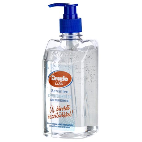 Bradoline Bradolife kézfertőtlenítő gél pumpás Sensitive 500ml