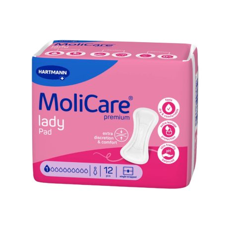 Hartmann MoliCare Lady Pad 1 csepp 194ml női inkontinencia betét 12db
