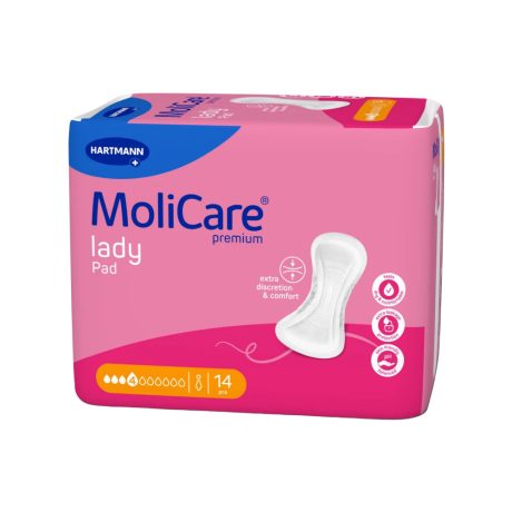 Hartmann MoliCare Lady Pad 4 csepp 841ml női inkontinencia betét 14db