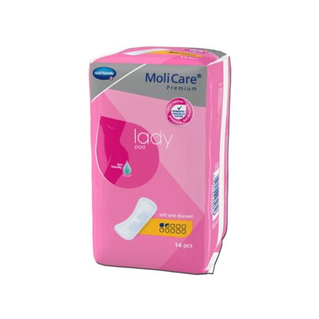 Hartmann MoliCare Lady Pad 1,5 csepp 242ml női inkontinencia betét 14db