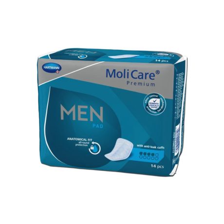 Hartmann MoliCare Men Pad 4 csepp 546ml férfi inkontinencia betét 14db