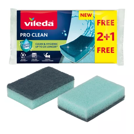 Vileda Pro Clean mosogatószivacs 3db