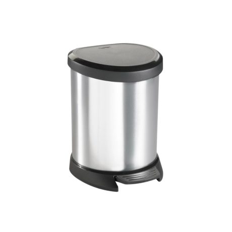 Curver fémhatású pedálos szemetes belső kosárral 5L